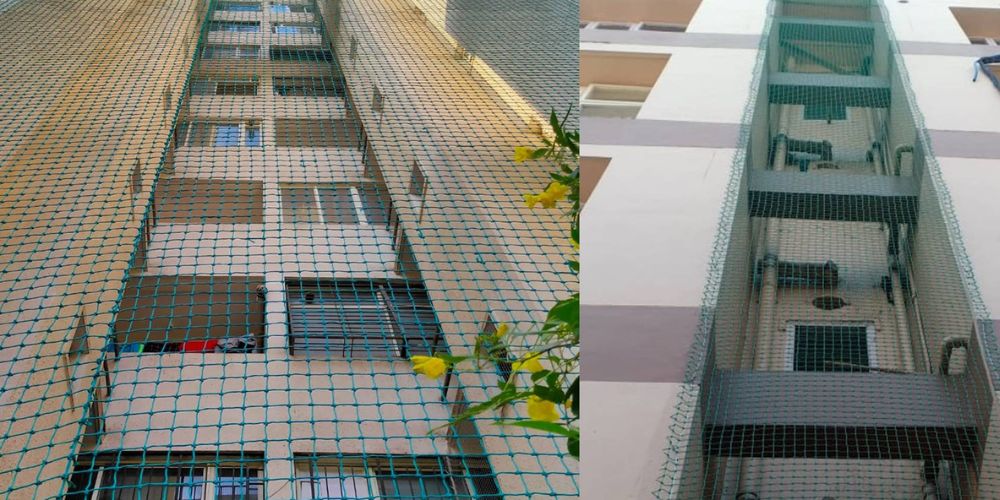 Duct Area Safety Nets in Bangalore | Contact us now 9980667693